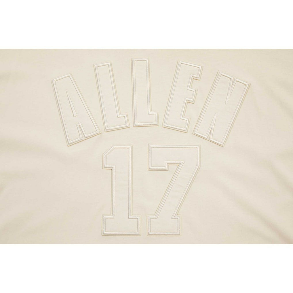 Buffalo Bills Josh Allen  Player Name & Number Neutral Short Sleeve Pullover Hoodie | NFL Discount