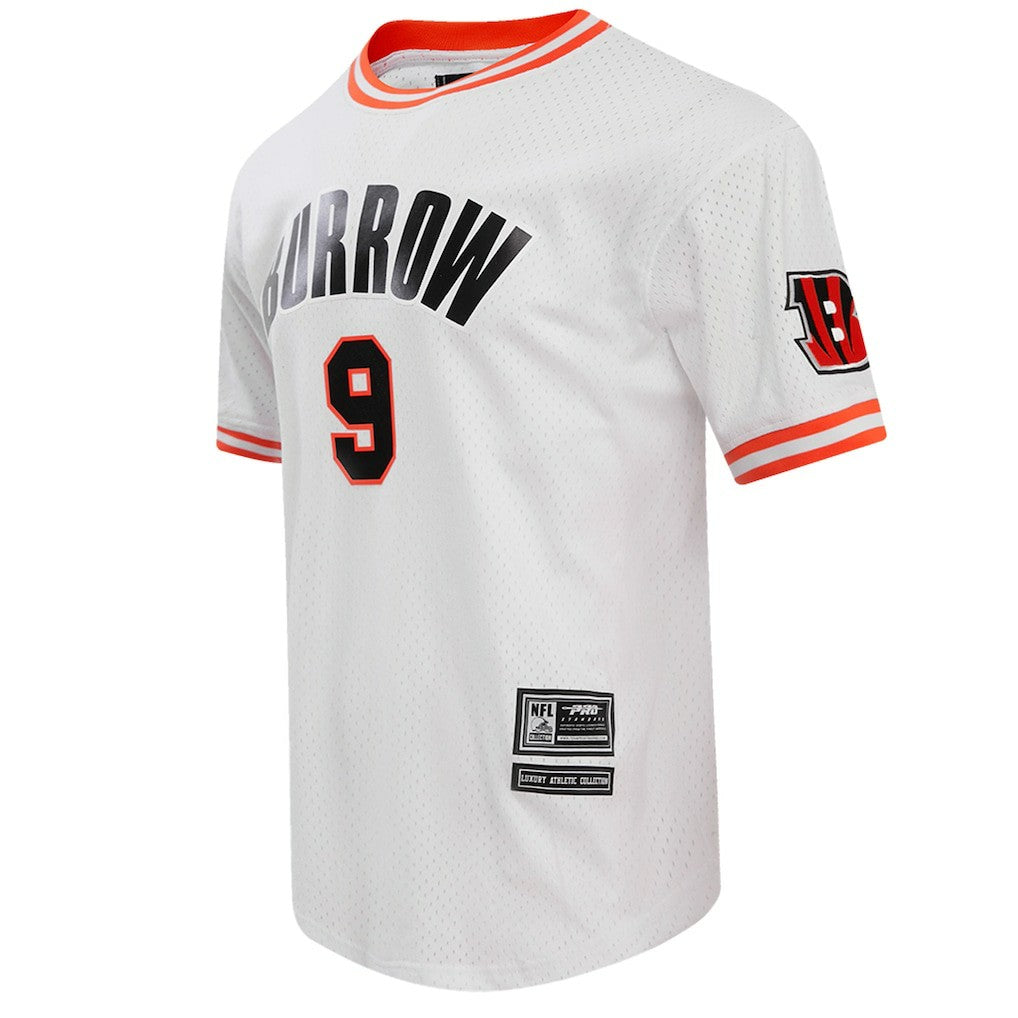Cincinnati Bengals Joe Burrow  Pro Standard Player Name & Number Mesh T-Shirt | NFL Hot