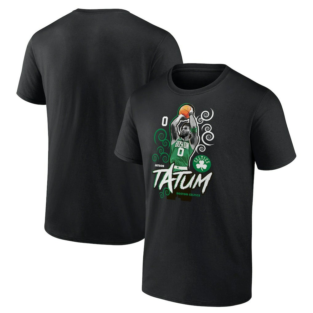 Black Jayson Tatum Boston Celtics Competitor T-Shirt | NBA