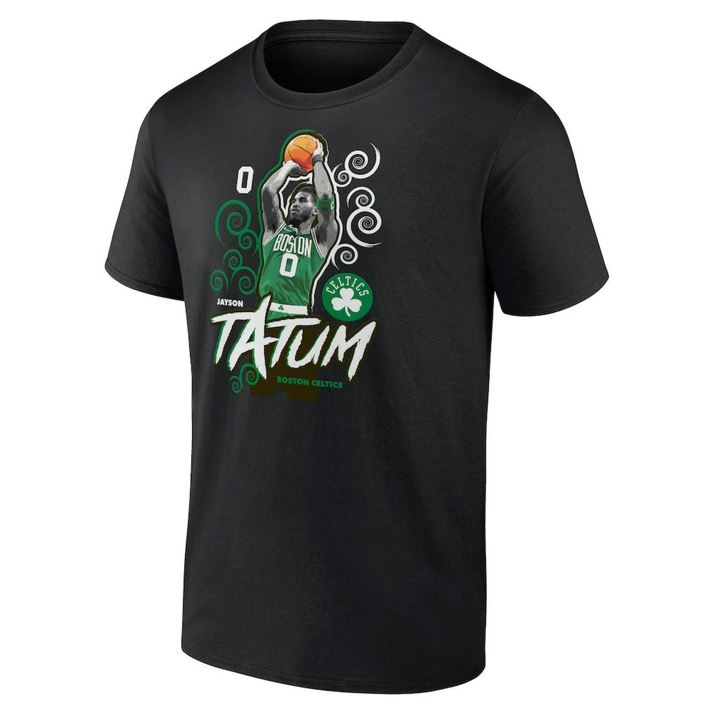 Black Jayson Tatum Boston Celtics Competitor T-Shirt | NBA