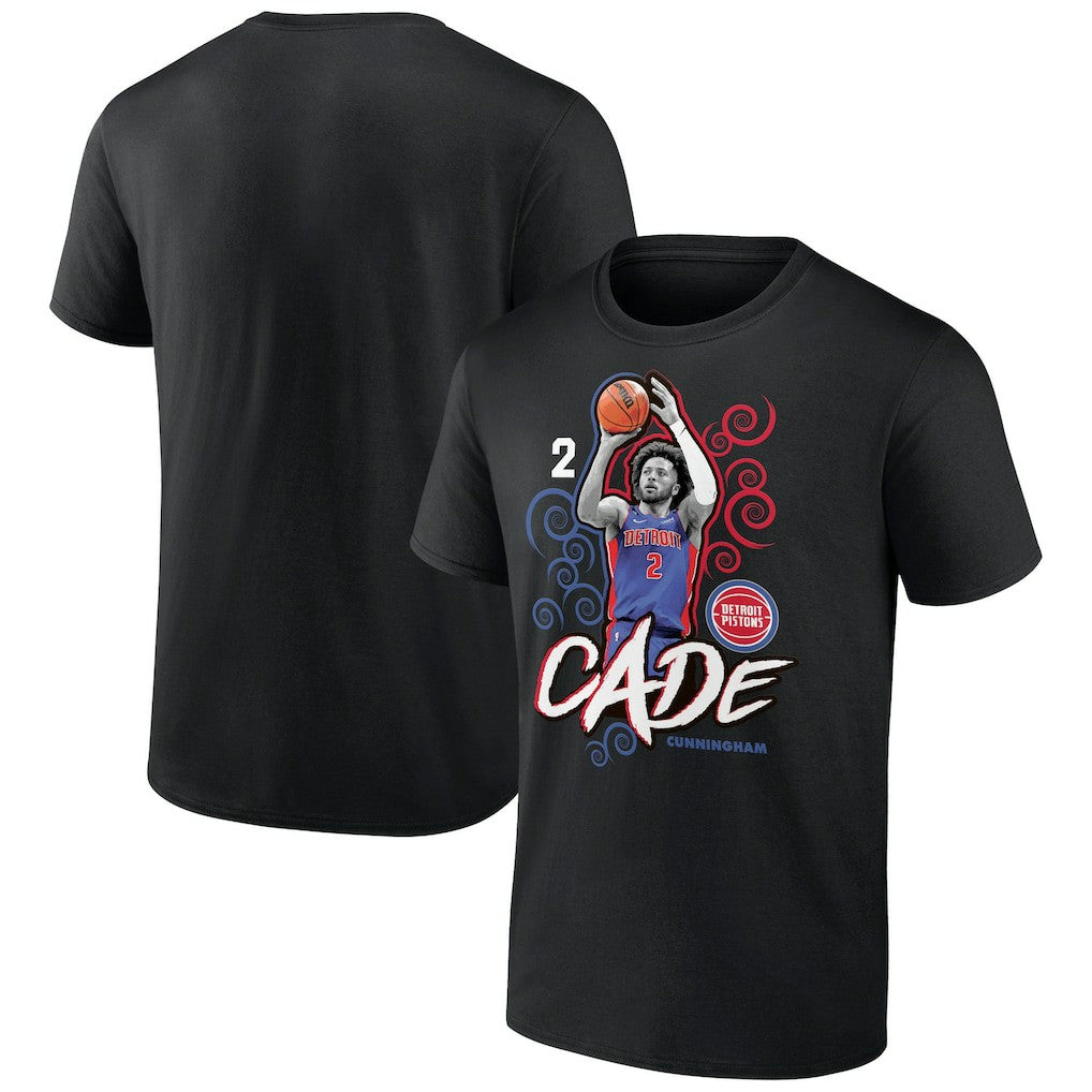 Black Cade Cunningham Detroit Pistons Competitor T-Shirt sale | NBA