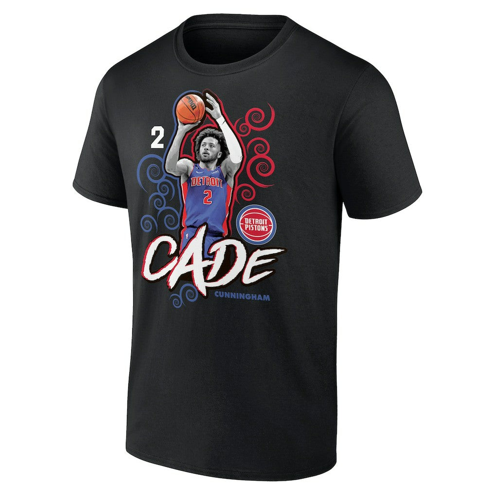 Black Cade Cunningham Detroit Pistons Competitor T-Shirt sale | NBA