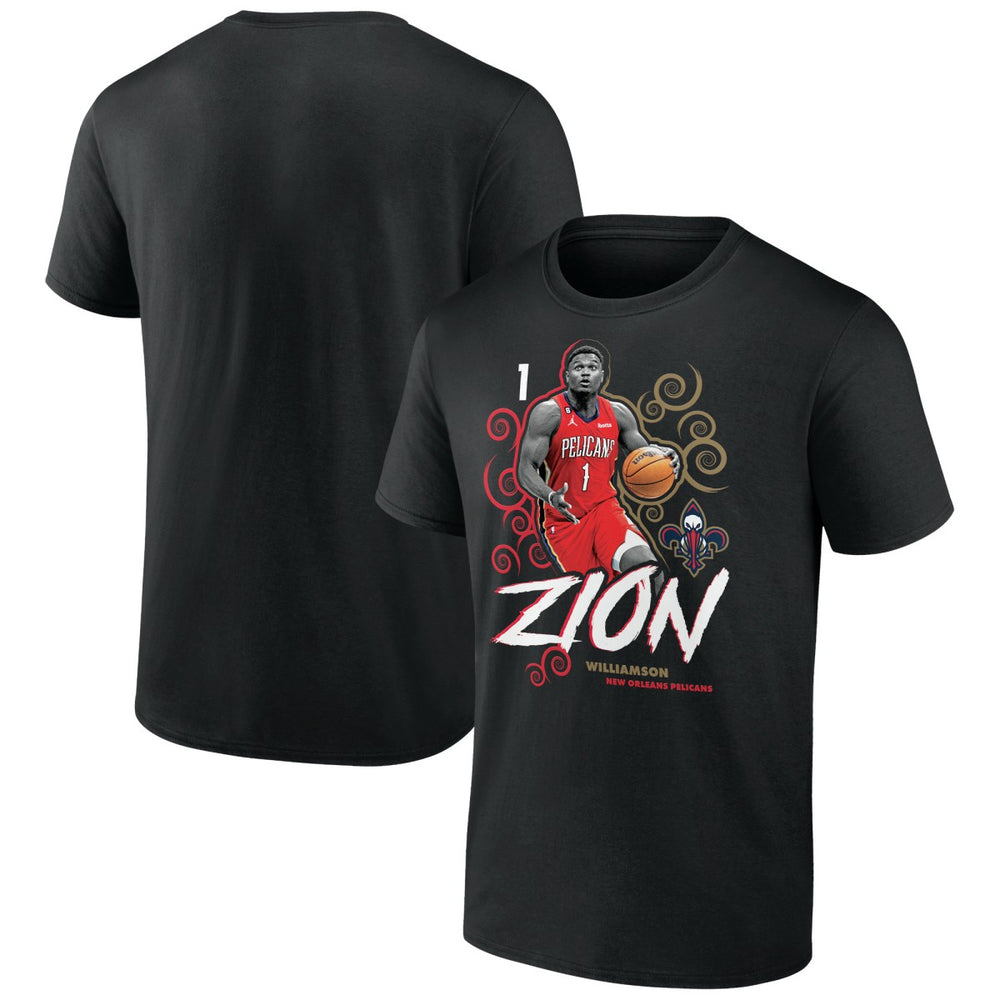 Black Zion Williamson New Orleans Pelicans Competitor T-Shirt | NBA