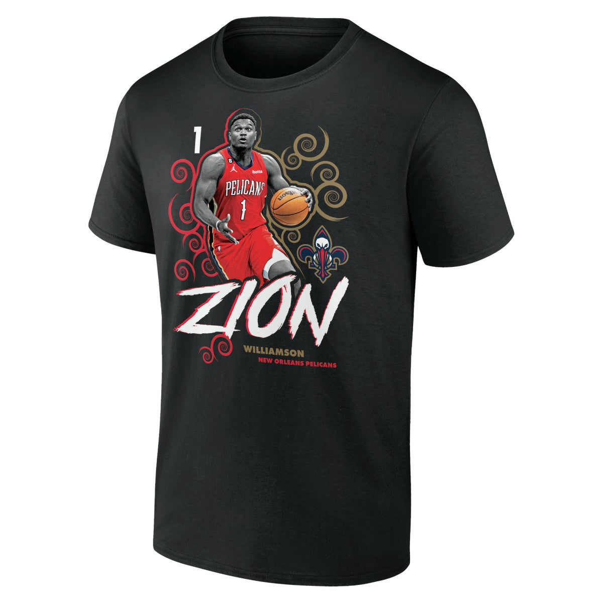 Black Zion Williamson New Orleans Pelicans Competitor T-Shirt | NBA