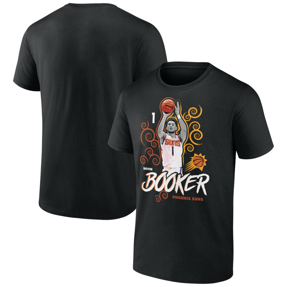 Black Devin Booker Phoenix Suns Competitor T-Shirt | NBA