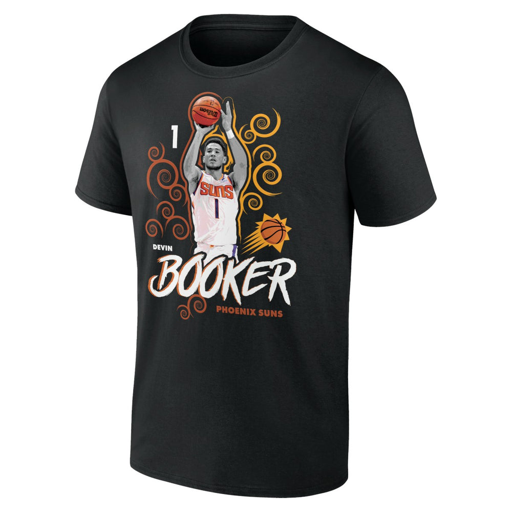 Black Devin Booker Phoenix Suns Competitor T-Shirt | NBA