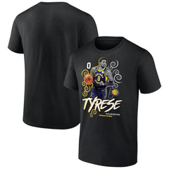 Black Tyrese Haliburton Indiana Pacers Competitor T-Shirt | NBA