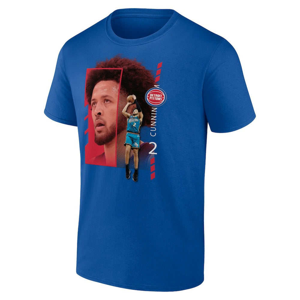 Royal Cade Cunningham Detroit Pistons Jump Pass T-Shirt sale | NBA