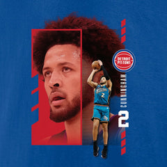 Royal Cade Cunningham Detroit Pistons Jump Pass T-Shirt sale | NBA