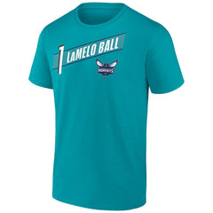 Aqua LaMelo Ball Charlotte Hornets Full-Court Press Name & Number T-Shirt | NBA