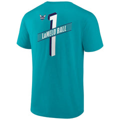 Aqua LaMelo Ball Charlotte Hornets Full-Court Press Name & Number T-Shirt | NBA
