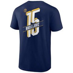 Navy Nikola Jokic Denver Nuggets Full-Court Press Name & Number T-Shirt sale | NBA