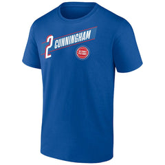 Royal Cade Cunningham Detroit Pistons Full-Court Press Name & Number T-Shirt sale | NBA
