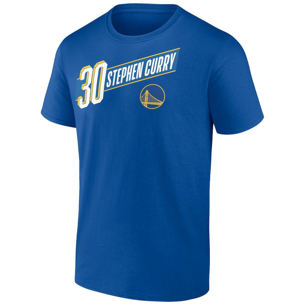 Royal Stephen Curry Golden State Warriors Full-Court Press Name & Number T-Shirt sale | NBA