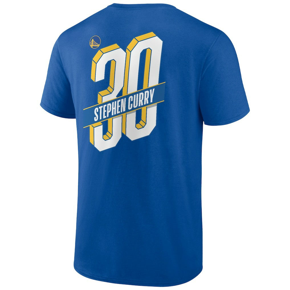 Royal Stephen Curry Golden State Warriors Full-Court Press Name & Number T-Shirt sale | NBA