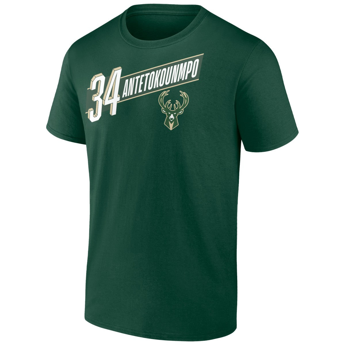 Green Giannis Antetokounmpo Milwaukee Bucks Full-Court Press Name & Number T-Shirt | NBA