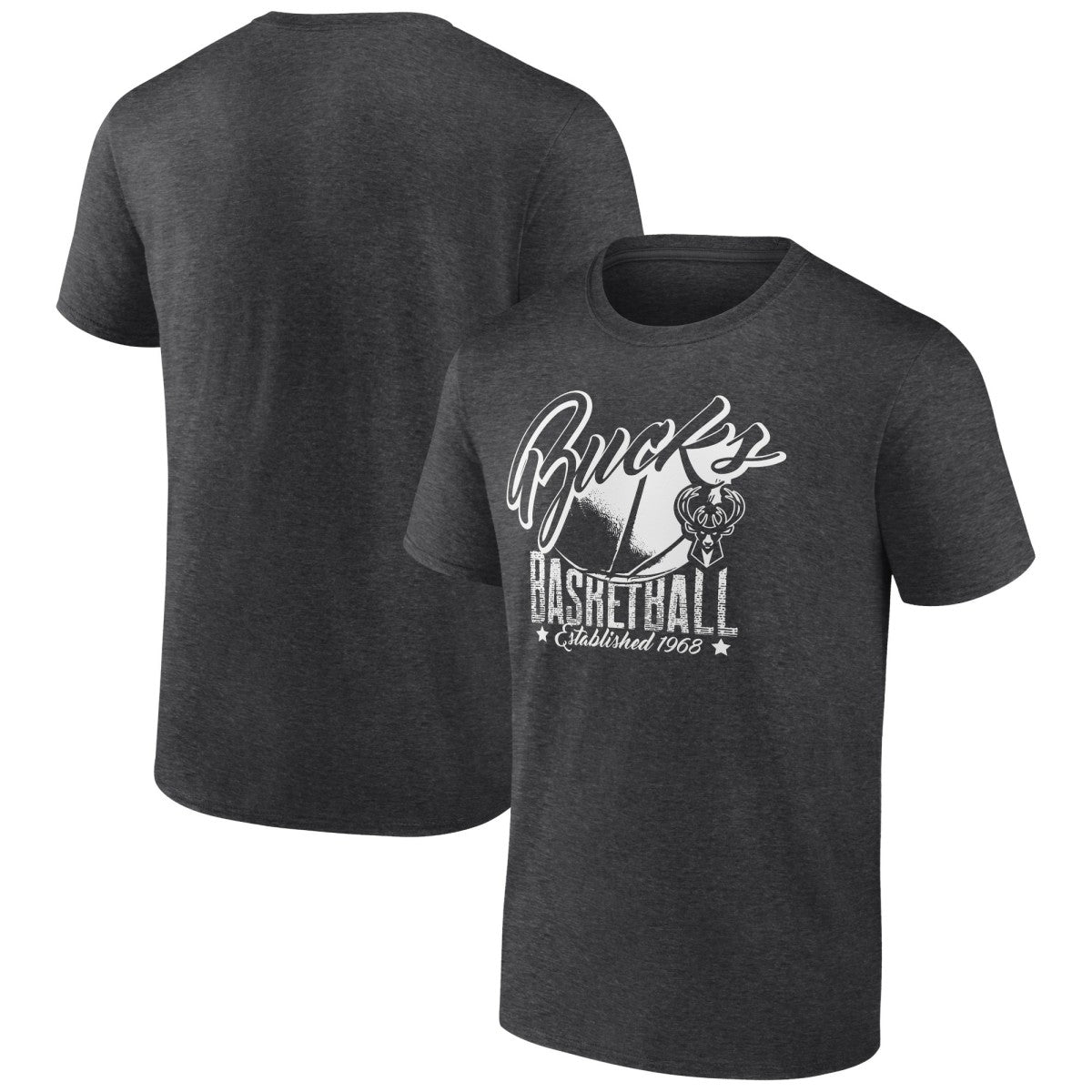 Charcoal Milwaukee Bucks Winner T-Shirt | NBA