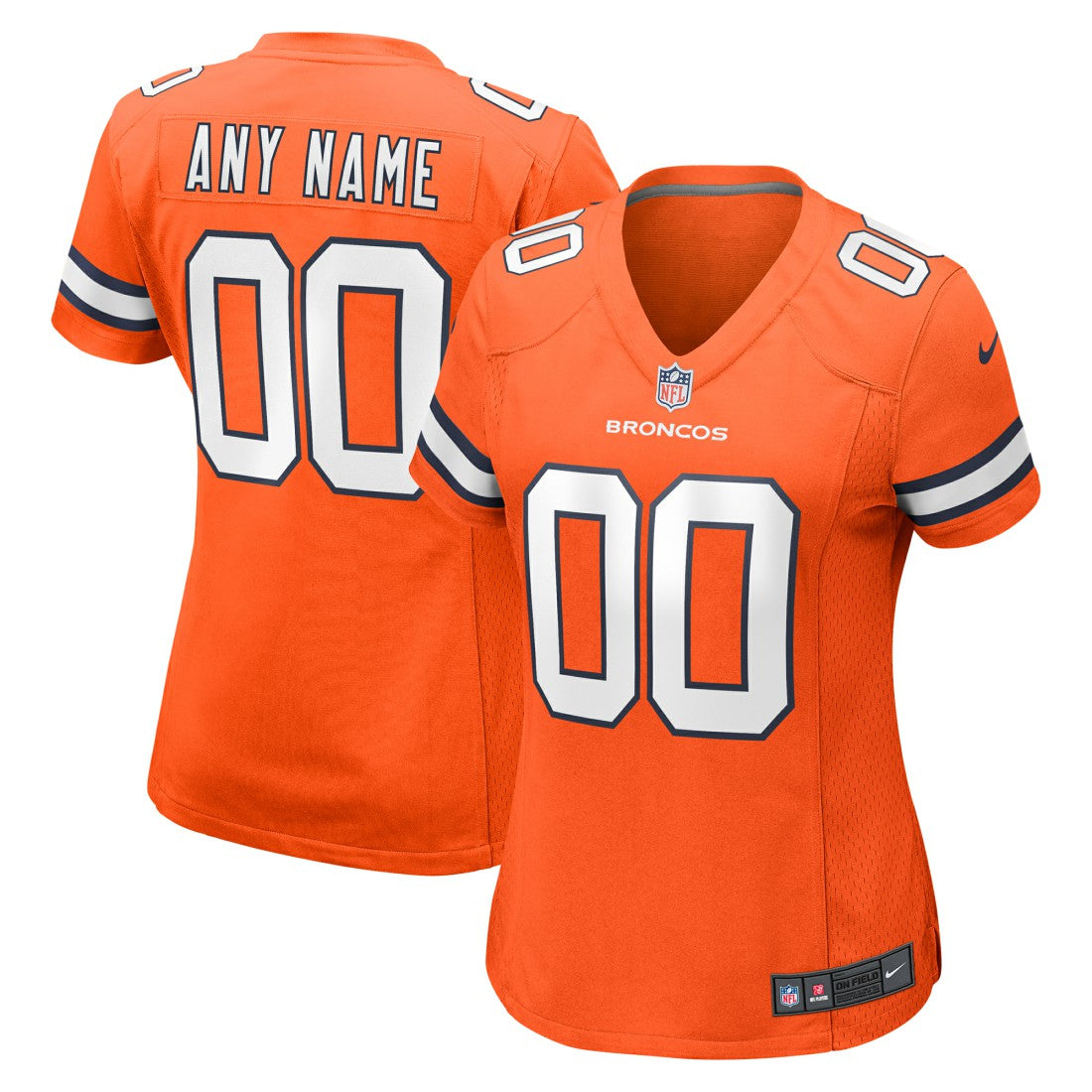 Denver Broncos Women's Alternate Custom Game Jersey | NFL New