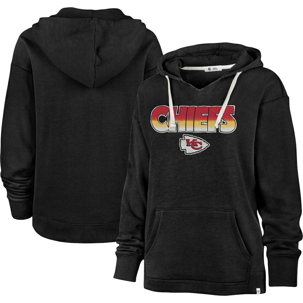 Kansas City Chiefs '47 Women's Color Rise Kennedy Pullover Hoodie | NFL US