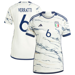 Marco Verratti Italy National Team Women's 2023 Away Replica Jersey