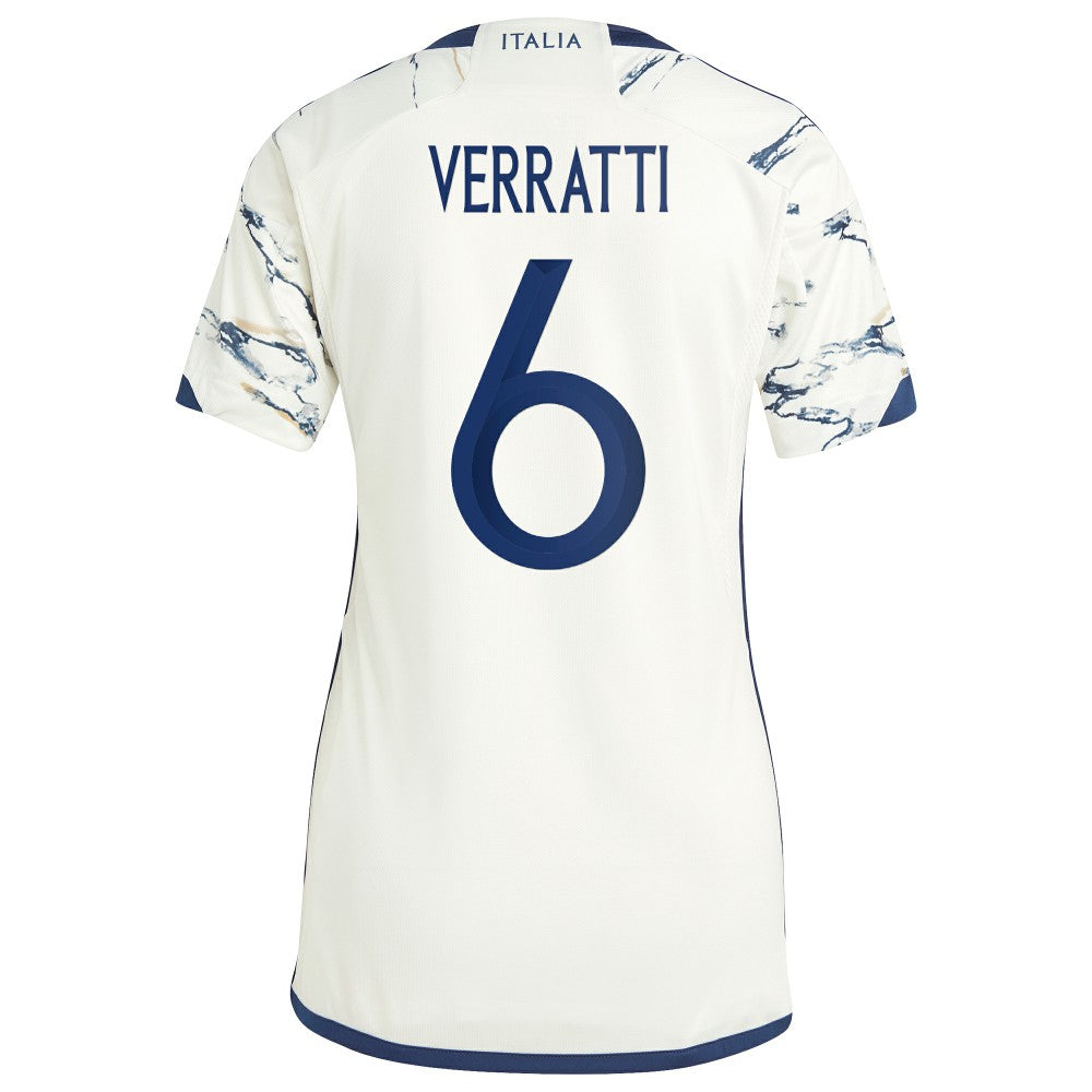 Marco Verratti Italy National Team Women's 2023 Away Replica Jersey