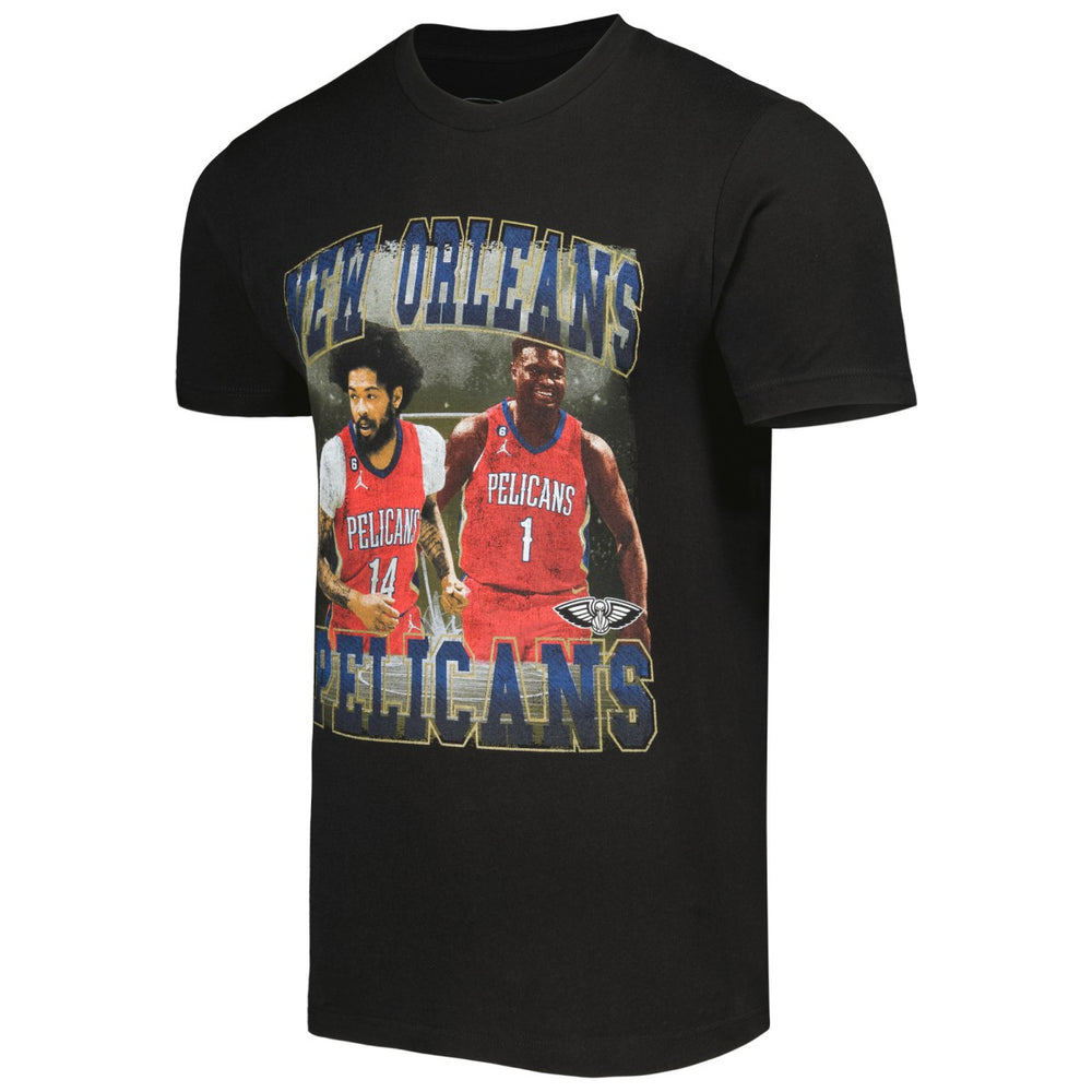 Black Zion Williamson & Brandon Ingram New Orleans Pelicans Stadium Essentials Unisex Player Duo T-Shirt | NBA