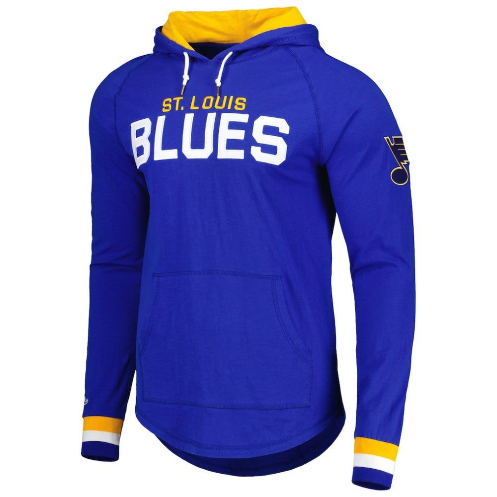 St. Louis Blues Mitchell & Ness Legendary Slub Hoodie Long Sleeve T-Shirt -  NHL T-shirts