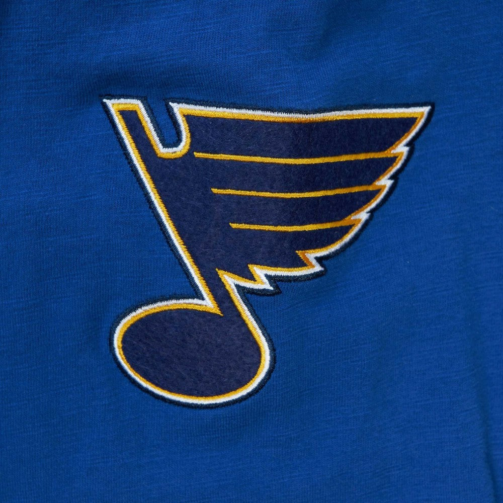 St. Louis Blues Mitchell & Ness Legendary Slub Hoodie Long Sleeve T-Shirt -  NHL T-shirts