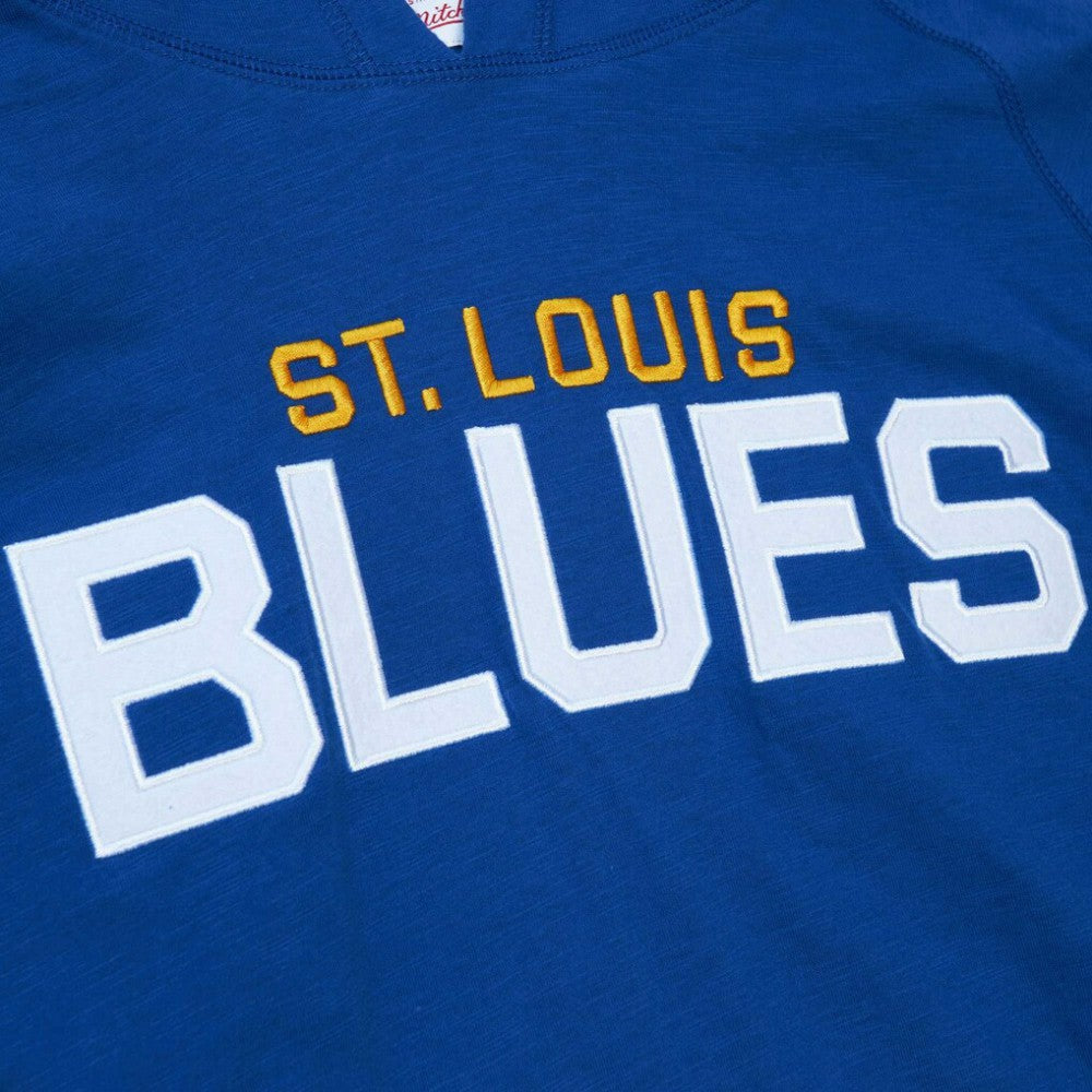 St. Louis Blues Mitchell & Ness Legendary Slub Hoodie Long Sleeve T-Shirt -  NHL T-shirts