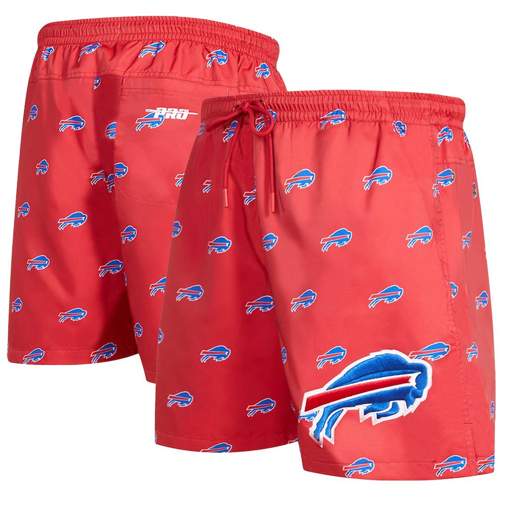 Buffalo Bills Pro Standard Allover Print Mini Logo Shorts | NFL Sale