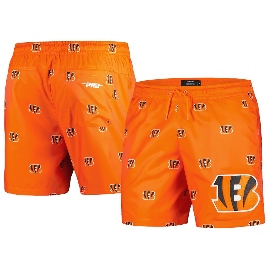 Cincinnati Bengals Pro Standard Allover Print Mini Logo Shorts | NFL US