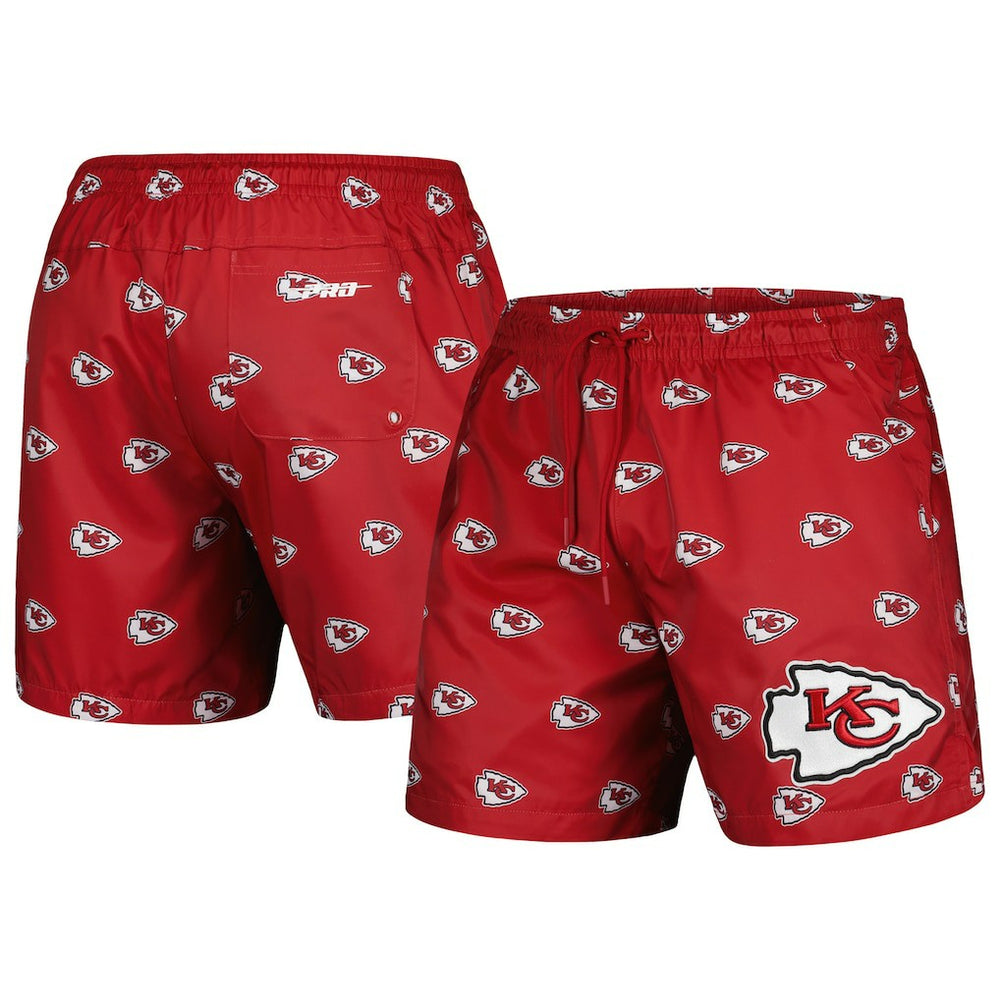 Kansas City Chiefs Pro Standard Allover Print Mini Logo Shorts | NFL Discount