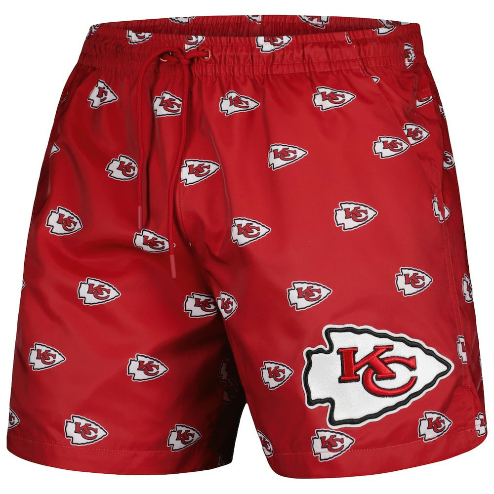 Kansas City Chiefs Pro Standard Allover Print Mini Logo Shorts | NFL Discount