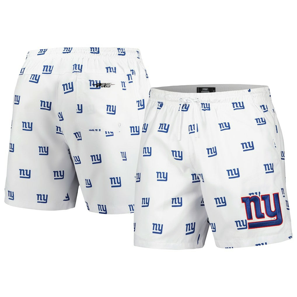 New York Giants Pro Standard Allover Print Mini Logo Shorts | NFL On sale