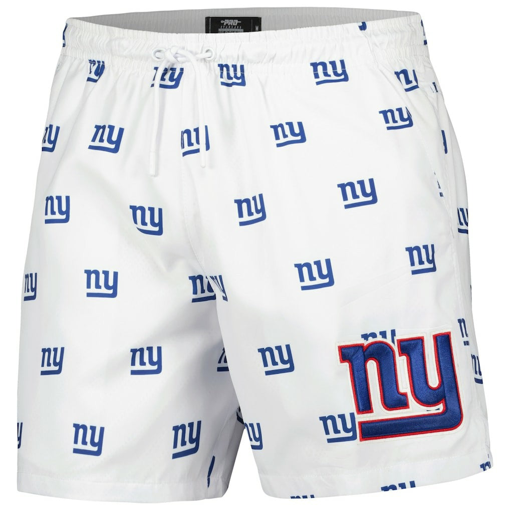 New York Giants Pro Standard Allover Print Mini Logo Shorts | NFL On sale