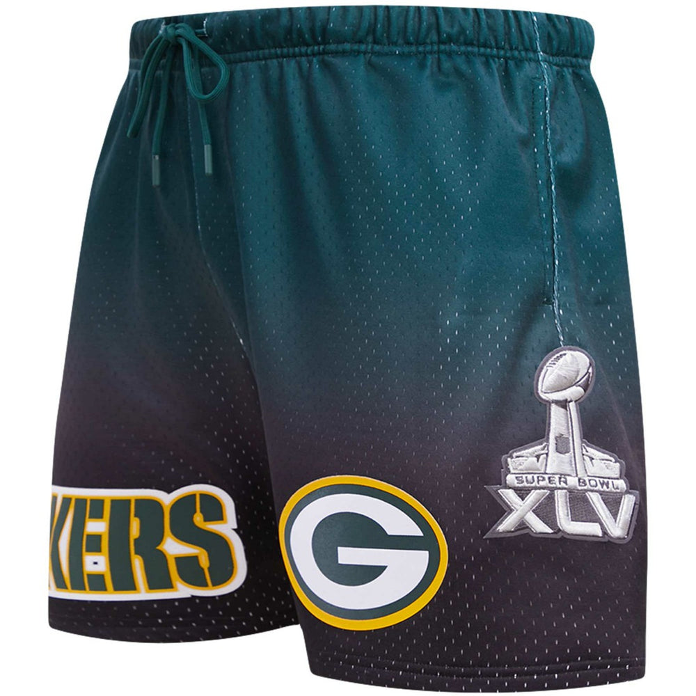 Green Bay Packers Pro Standard Ombre Mesh Shorts | NFL Outlet