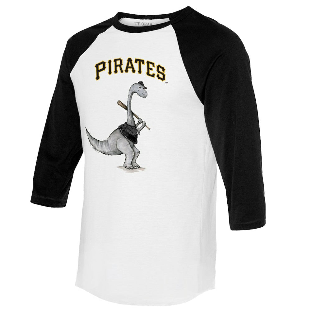 Pittsburgh Pirates Tiny Turnip Women's Bronto 3/4-Sleeve Raglan T-Shirt - MLB T-shirts