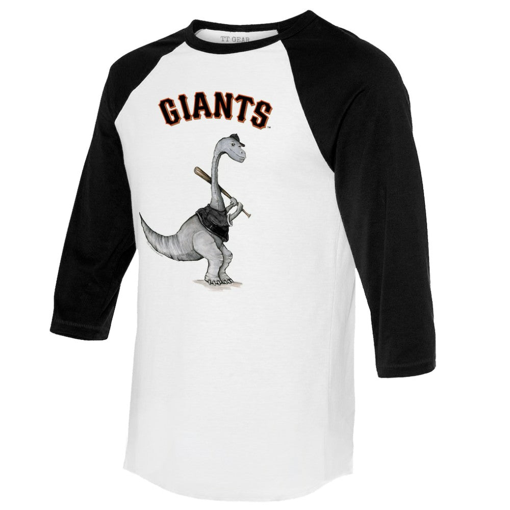 San Francisco Giants Tiny Turnip Women's Bronto 3/4-Sleeve Raglan T-Shirt - MLB T-shirts