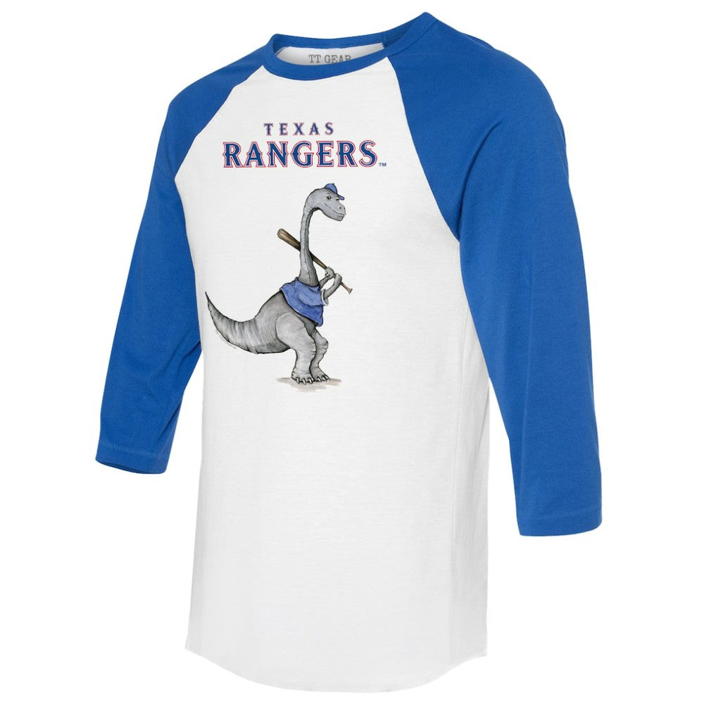 Texas Rangers Tiny Turnip Women's Bronto 3/4-Sleeve Raglan T-Shirt - MLB T-shirts