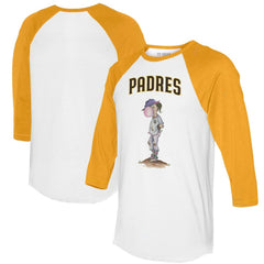San Diego Padres Tiny Turnip Women's Bubbles 3/4-Sleeve Raglan T-Shirt - MLB T-shirts