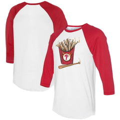 Philadelphia Phillies Tiny Turnip Women's Hot Bats 3/4-Sleeve Raglan T-Shirt - MLB T-shirts