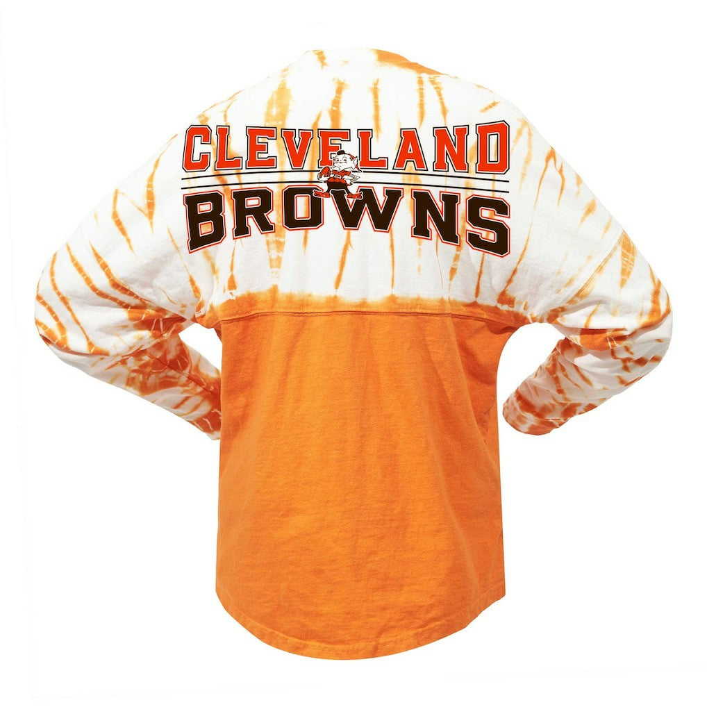 Cleveland Browns Women's Vintage Bamboo Spirit Jersey Long Sleeve T-Shirt | NFL Online