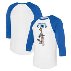 Chicago Cubs Tiny Turnip Women's Jada 3/4-Sleeve Raglan T-Shirt - MLB T-shirts