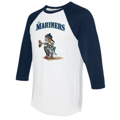 Seattle Mariners Tiny Turnip Women's Kate 3/4-Sleeve Raglan T-Shirt - MLB T-shirts