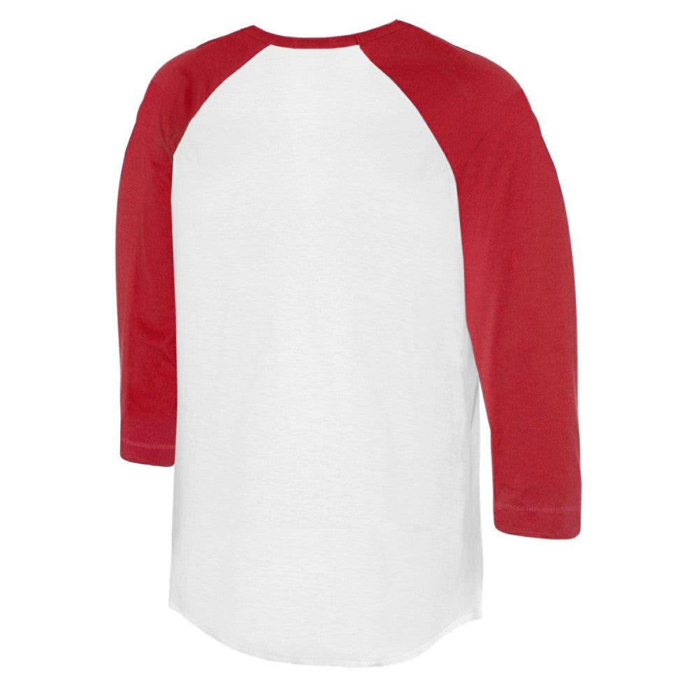 Los Angeles Angels Tiny Turnip Women's Nacho Helmet 3/4-Sleeve Raglan T-Shirt - MLB T-shirts