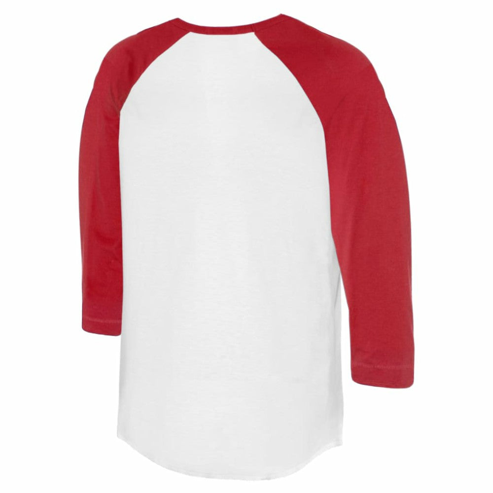 Philadelphia Phillies Tiny Turnip Women's Popcorn 3/4-Sleeve Raglan T-Shirt - MLB T-shirts