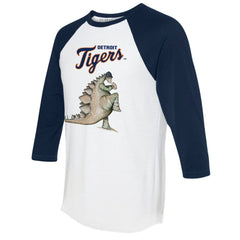 Detroit Tigers Tiny Turnip Unisex Stega 3/4-Sleeve Raglan T-Shirt - MLB T-shirts