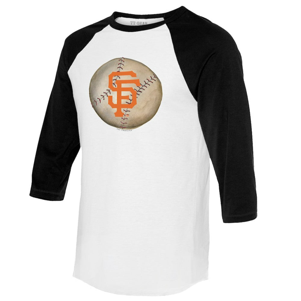 San Francisco Giants Tiny Turnip Unisex Stitched Baseball 3/4-Sleeve Raglan T-Shirt - MLB T-shirts