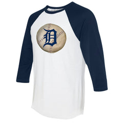 Detroit Tigers Tiny Turnip Unisex Stitched Baseball 3/4-Sleeve Raglan T-Shirt - MLB T-shirts