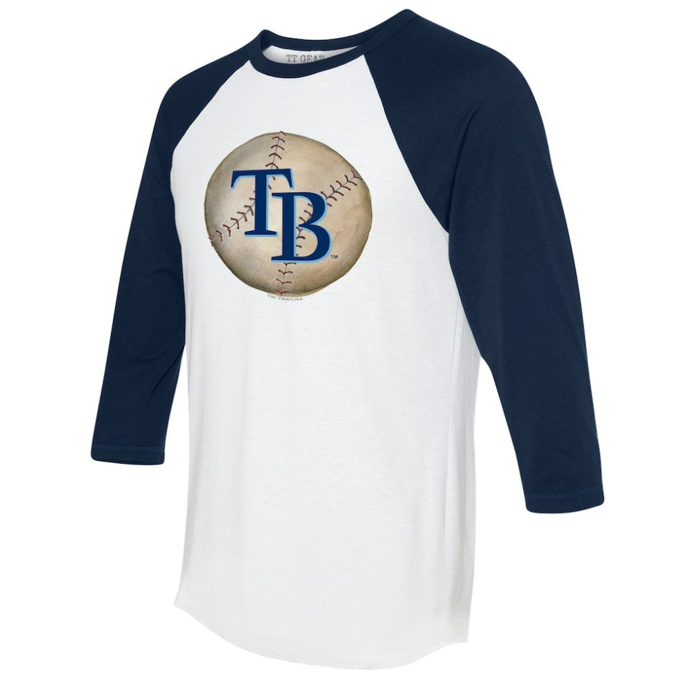 Tampa Bay Rays Tiny Turnip Unisex Stitched Baseball 3/4-Sleeve Raglan T-Shirt - MLB T-shirts